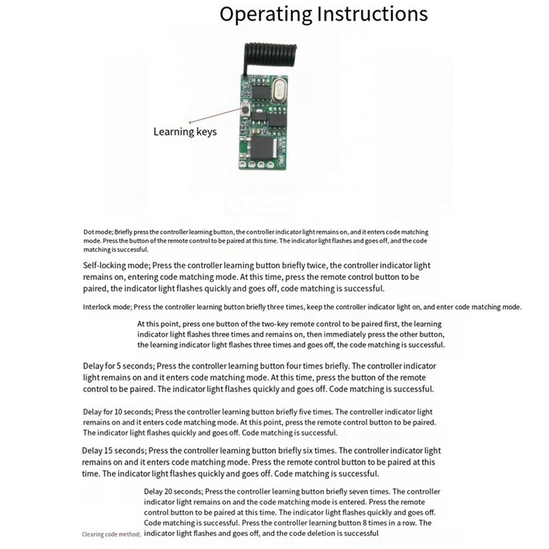B04B-For RF Switch Controller+ - đánh giá và giá 433Mhz Receiver Module