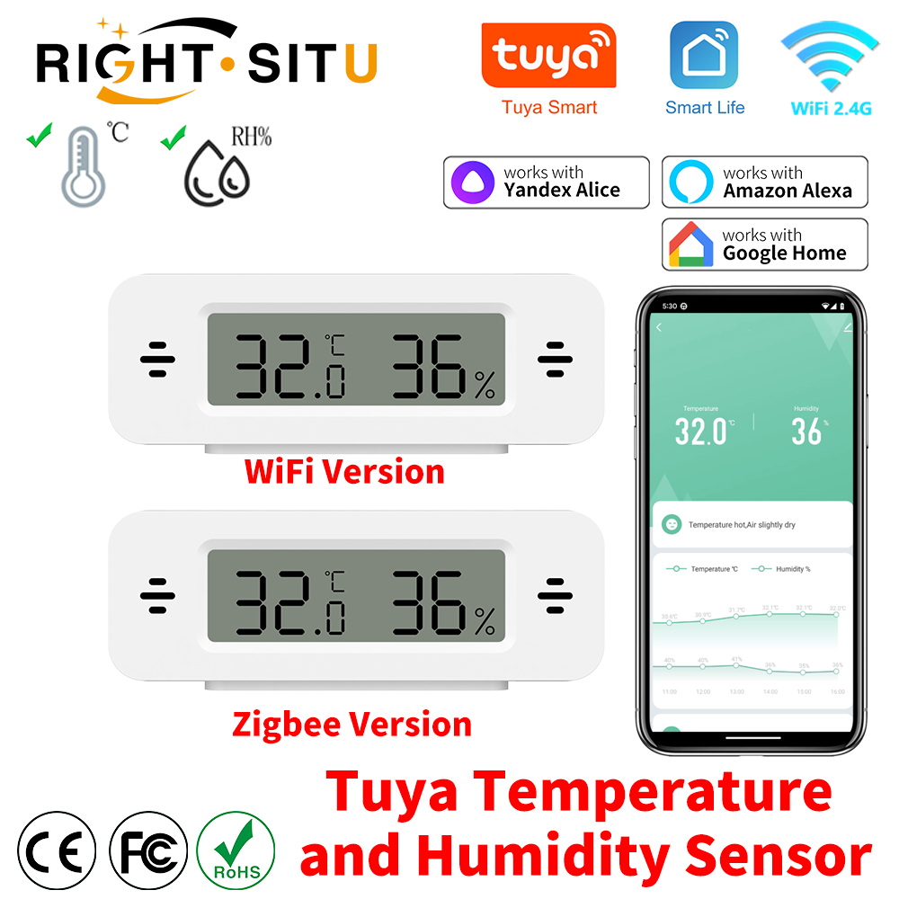 Tuya WiFi Zigbee Mini Temperat - đánh giá và giá Home Automation Technology