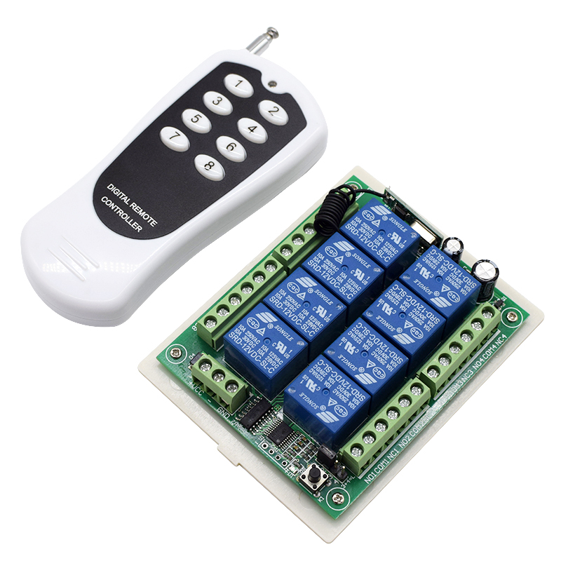 24V & 12V DC Relay 8 Kênh Rele - đánh giá và giá Shelly Relay Module