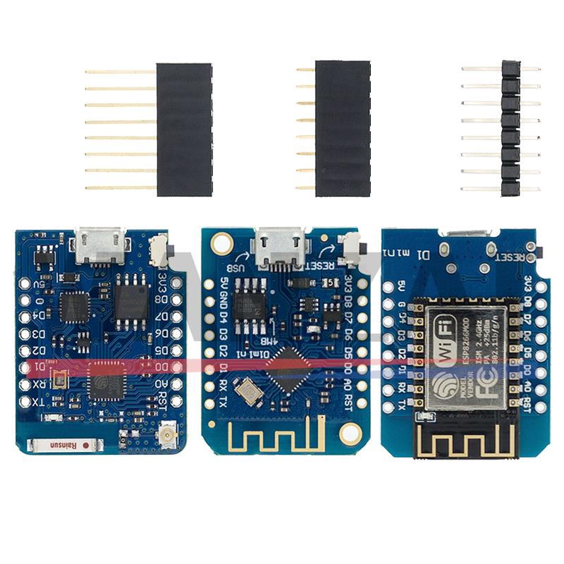 WeMos D1 Mini Pro V3.0.0 Bytes - đánh giá và giá Esp8266 Nodemcu Board