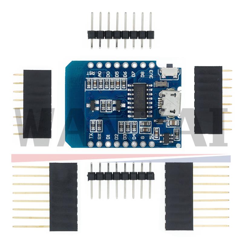 WeMos D1 Mini Pro V3.0.0 Bytes - đánh giá và giá Esp8266 Nodemcu Board