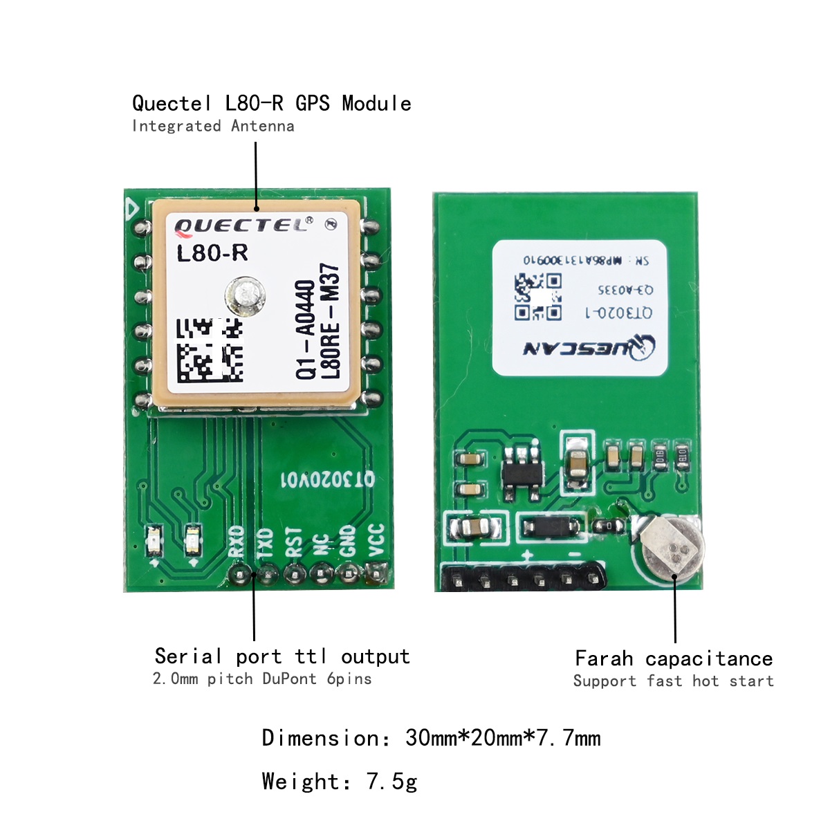Quectel L80-R L80RE-M37 Serial - đánh giá và giá Home Automation Arduino