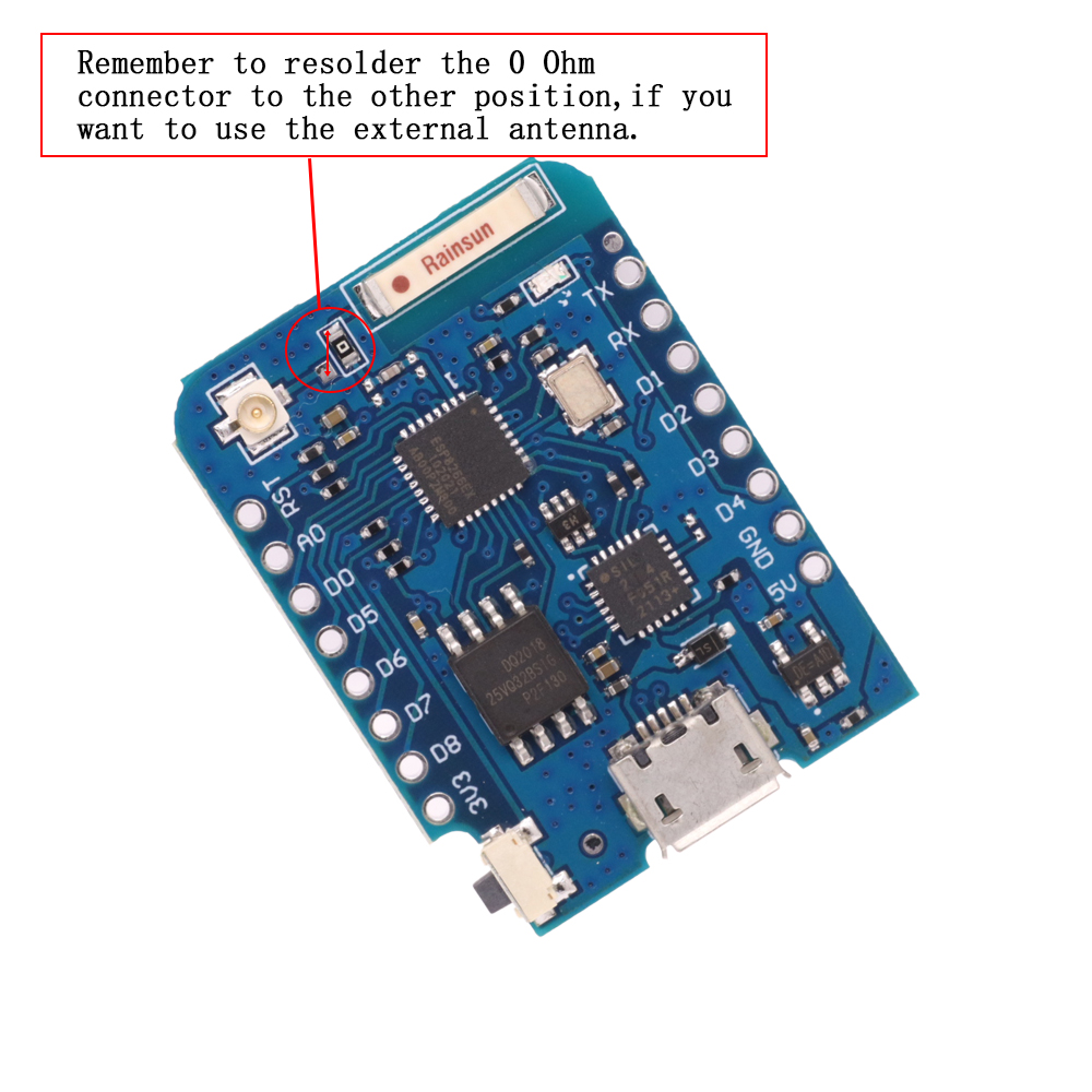WeMos D1 Mini Pro V3.0 NodeMcu - đánh giá và giá Esp8266 Nodemcu Board