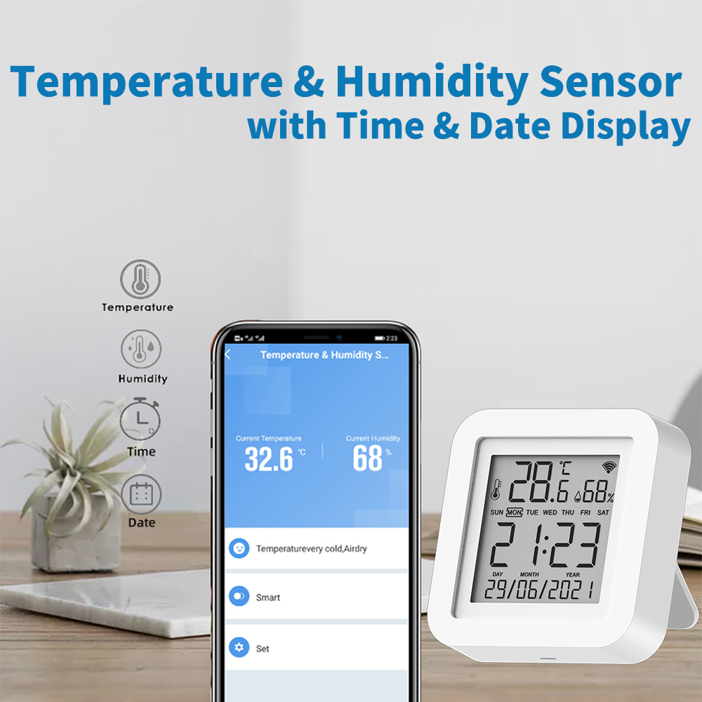 Tuya WIFI Nhiệt Độ & Cảm Biến  - đánh giá và giá Home Automation Technology