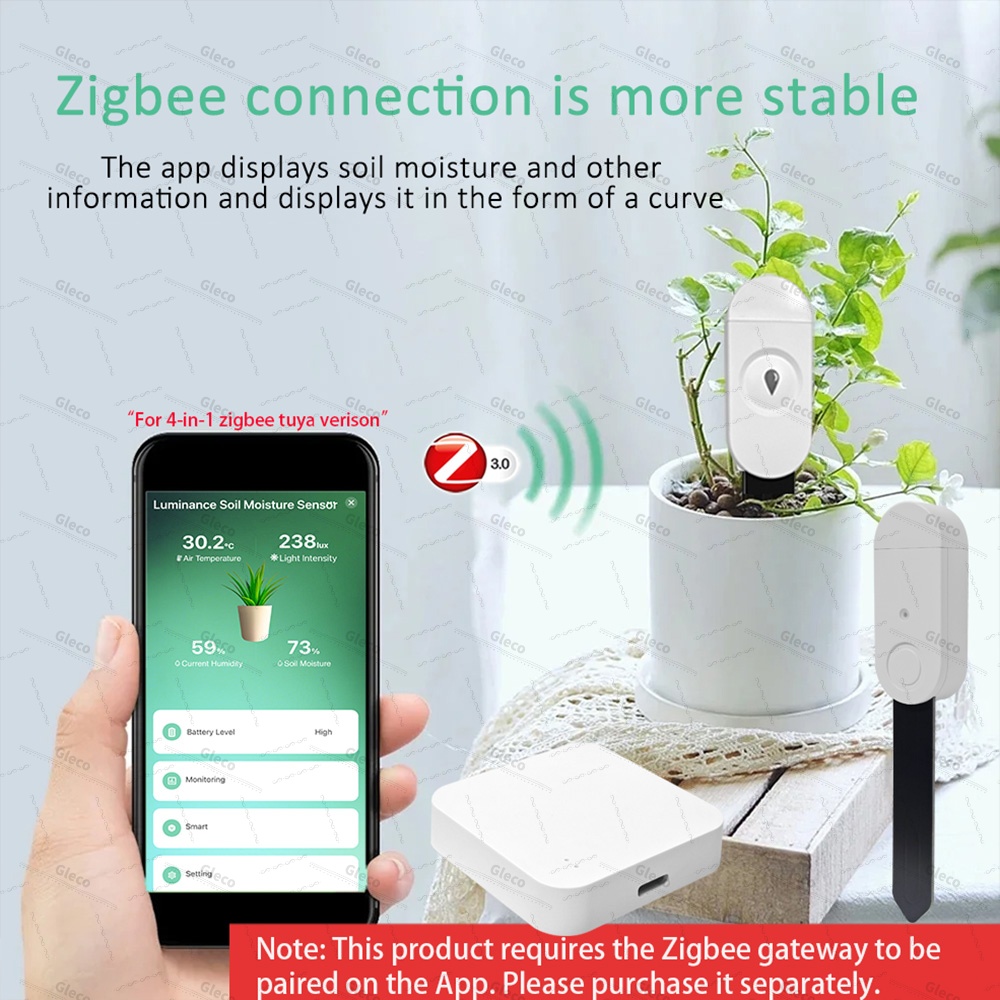 Zigbee Soil Moisture Sensor Me - đánh giá và giá Home Automation Technology