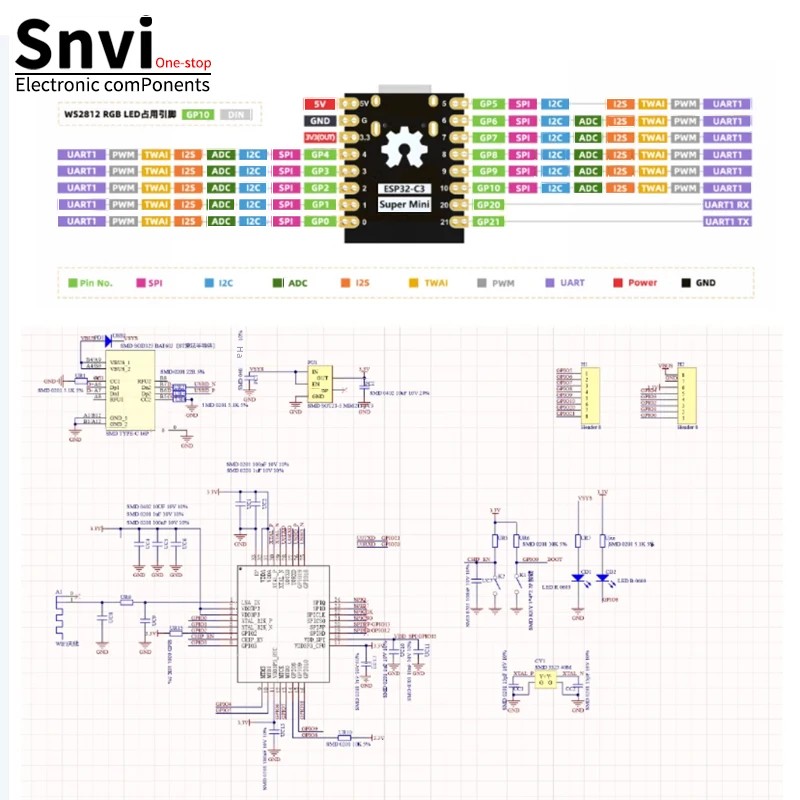 ESP32 S3 C3 SuperMini Developm - đánh giá và giá Esp8266 Nodemcu Board