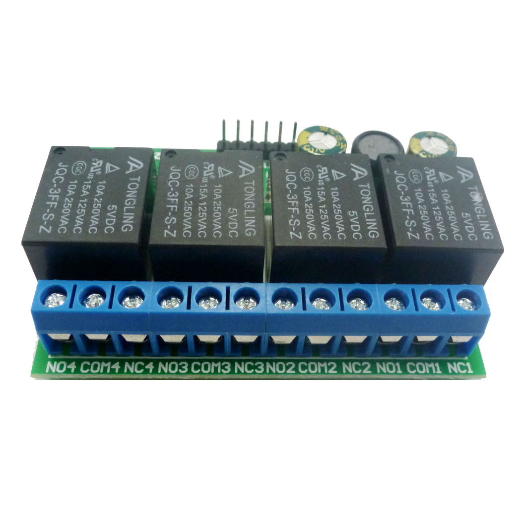 4ch DC 6V-24V Flip-Flop Latch  - đánh giá và giá Shelly Relay Module