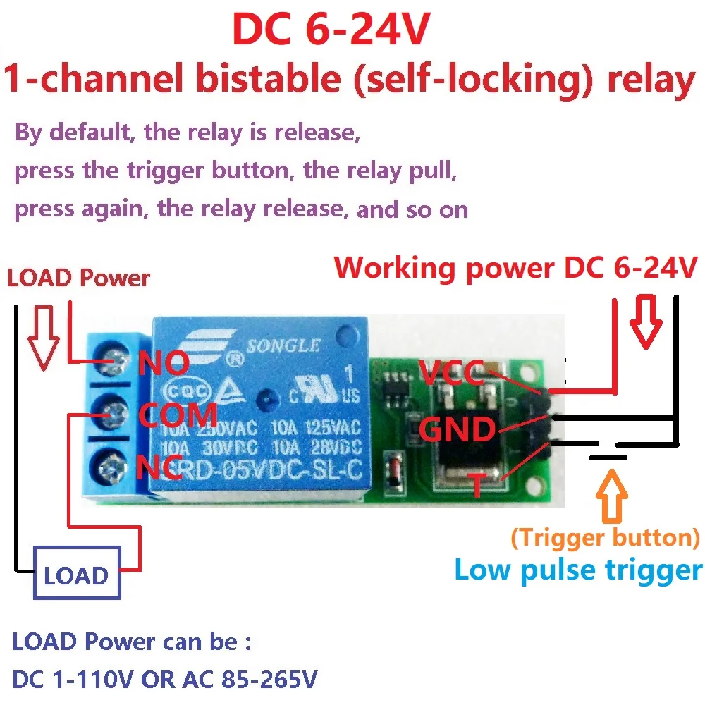 DC 6V 9V 12V 24V Flip-Flop Lat - đánh giá và giá Shelly Relay Module