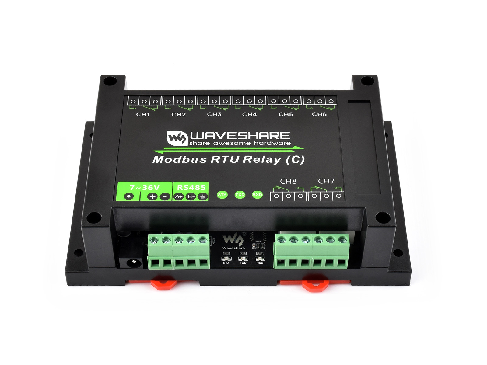 Modbus RTU Relay (C),Modbus RT - đánh giá và giá Shelly Relay Module