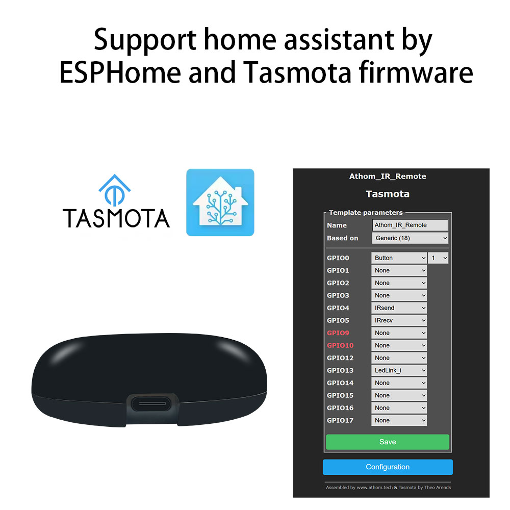 Tasmota MQTT IR Remote Control - đánh giá và giá Home Automation Technology